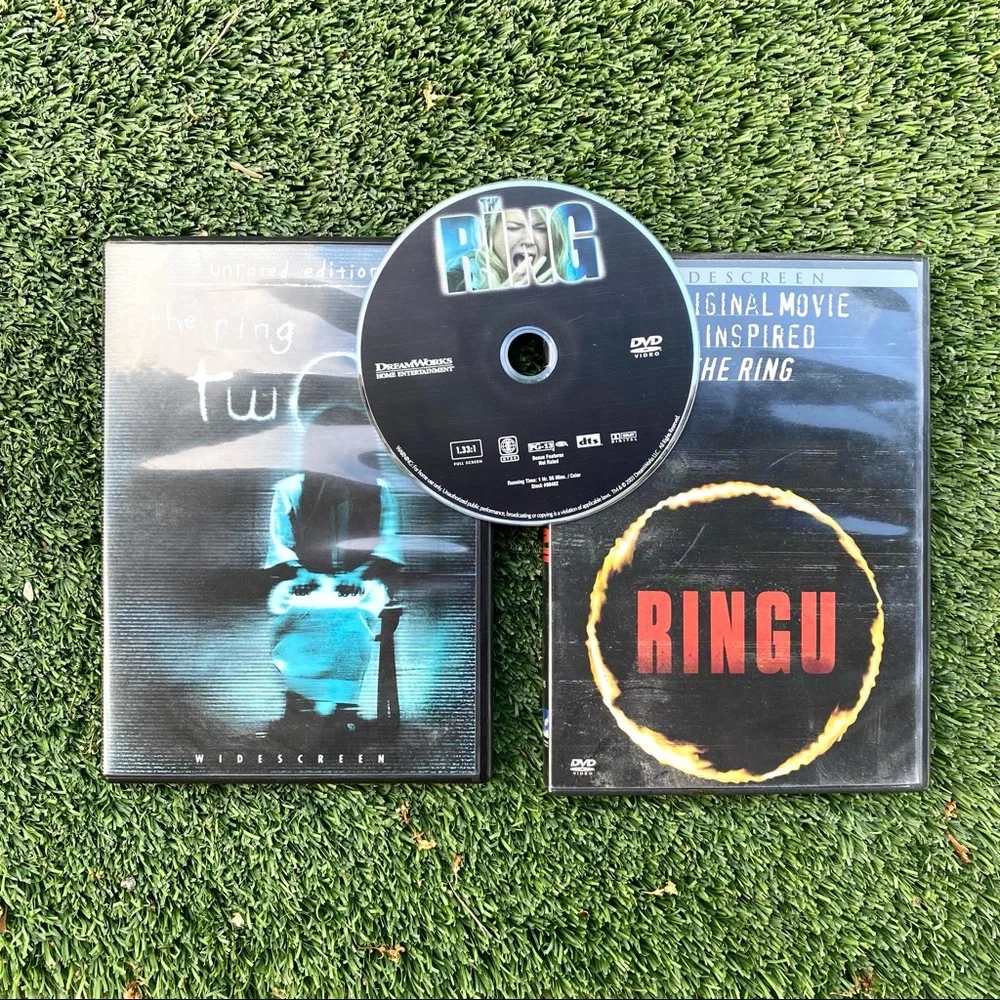Horror Movie Bundle The Ring Ringu Ring Two DVD